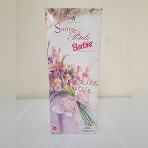 Barbie Spring Petals Brunette Barbie Avon Mattel Second in a Series